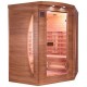 Sauna infrarrojo espectros 3 lugares cuarzo angular y magnesio