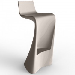 Tabouret de Bar Wing Vondom Taupe Mat