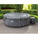 Aufblasbares Spa Intex Baltik Bubbles Luxury Grey Cérusé 4 Plätze