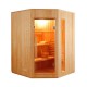 Sauna steam angular Zen 3-4 seats - Selection VerySpas