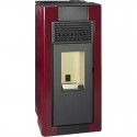 Pellet stove Escalor Canalisable 12Kw Bordeaux Izar