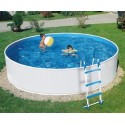 Piscina Azuro Round bianco reversibile bianco 360x90