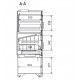 Ferlux Holzofen mit Forno 60 Stahlofen16kW mit Glas