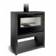 Ferlux Galaxy 80 Wood Insert with Panoramic Pyre 15 kW
