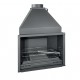 Ferlux wood stove with Forno 60 oven in 16kW steel with glass