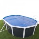 Above ground pool TOI Prestigio oval 550x366x120 Anthracite