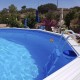 Piscine hors sol TOI Magnum ovale 730x366x132 Anthracite avec échelle de sécurité