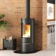 Ronde houtkachel Nordica Extraflame Marlena 7.5kW gietijzer