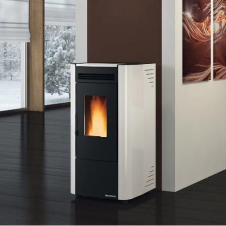 Poêle à granulés ventilé La Nordica Extraflame Ketty Evo 2.0 7kW Blanc