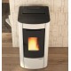 Belüfteter Pelletofen La Nordica Extraflame Sabry Prestige Line 7kW Elfenbein