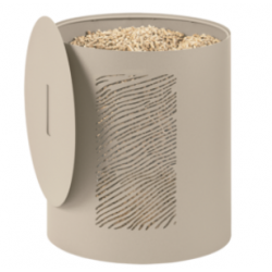 Stoccaggio pellet Dune Pierre des Sables Dixneuf Design