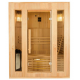 Sauna a vapore Zen 3 posti Pacchetto completo 4,5kW Black Wall France Sauna