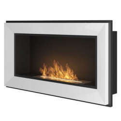 SIMPLEfire Frame 900 Caminetto a bioetanolo bianco con 1 finestra