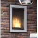 SIMPLEfire Frame 550 Bioethanol Fireplace White with 1 Window