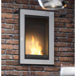 SIMPLEfire Frame 550 Chimenea de Bioetanol Negro con 1 Ventana