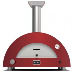 Moderno 1 Alfa Forni Pizza Oven met Antiek Rood Hout