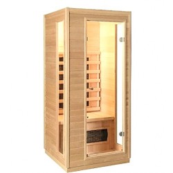 Sauna Infrarouge Saulo en Epicea 1 place VerySpas Sauna Infrarouge Saulo en Epicea 1 place VerySpas