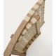 Beli opklapbare fauteuil in massief hout en crèmekleurig touw VeryForma