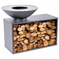 Onyx 80 Brazier Table and Raised Grid RedFire