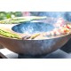 Onyx 80 Brazier Tafel en Verhoogd Rooster RedFire