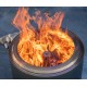 Vulkaan Extra Groot Zwart RoodVuur Brazier