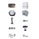 Mono 6-Sitzer halbstarrer Spa 173cm und Wifi MSpa