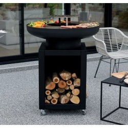 Brasiflam Pack Plus brazier black Flamino