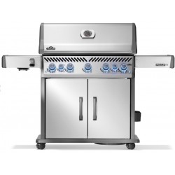Barbecue gaz Napoleon Rogue® PRO-S 625 RSIB inox SIZZLE ZONE™ 7 avec brûleur latéral et arrière