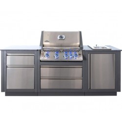 OASIS® Compact P500 Napoleon Cozinha ao ar livre com churrasqueira e Sizzle ZoneMD