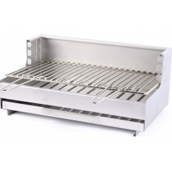 Le Marquier Barbacoa empotrada original de acero inoxidable 52x35
