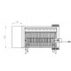 Le Marquier Irissarry Barbecue in Acciaio Inox con Carrello e Girarrosto