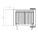 Le Marquier Montory Grill Grill mit Wagen 61x40